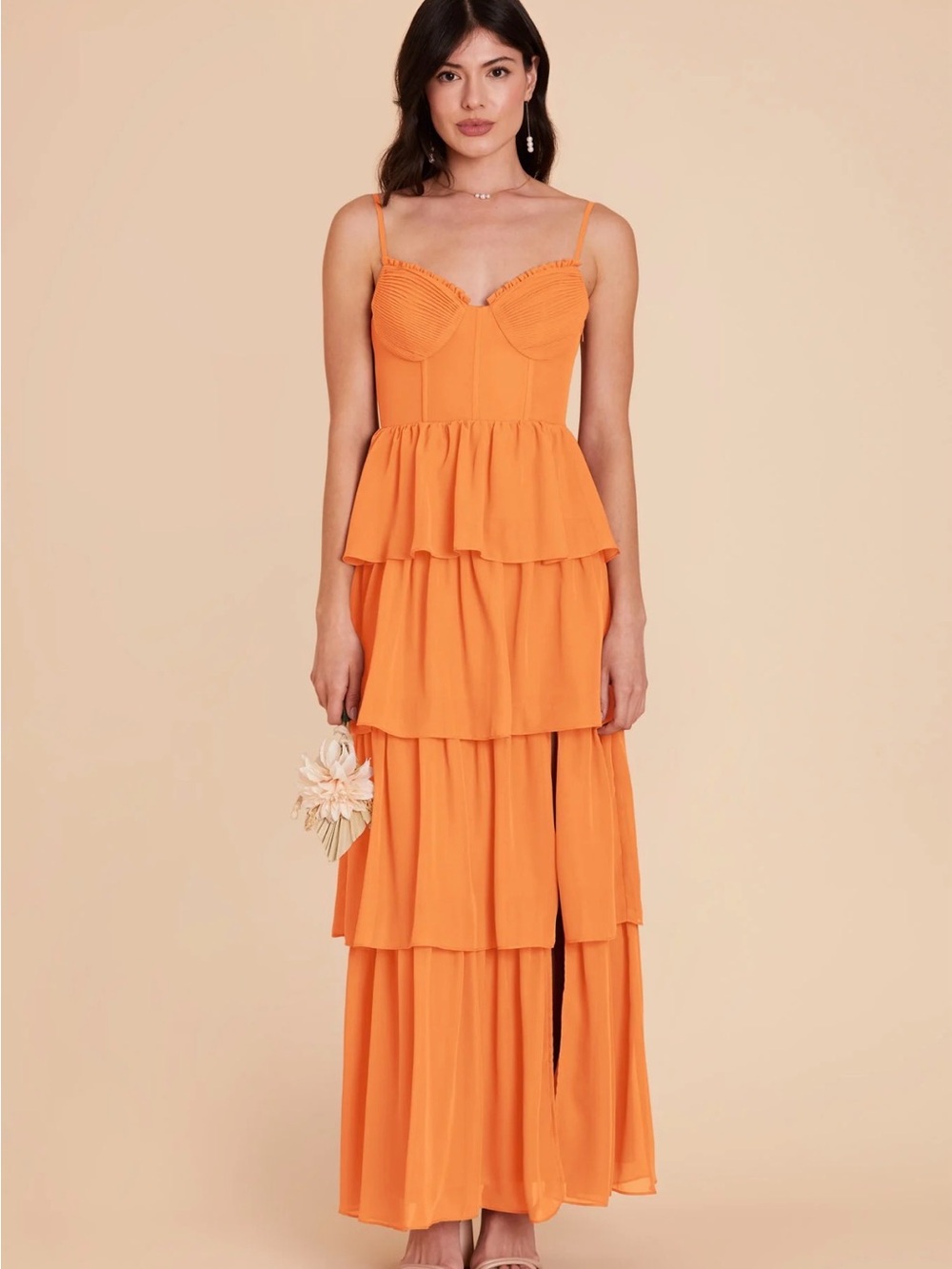Birdy Grey Apricot Lola Chiffon Dress